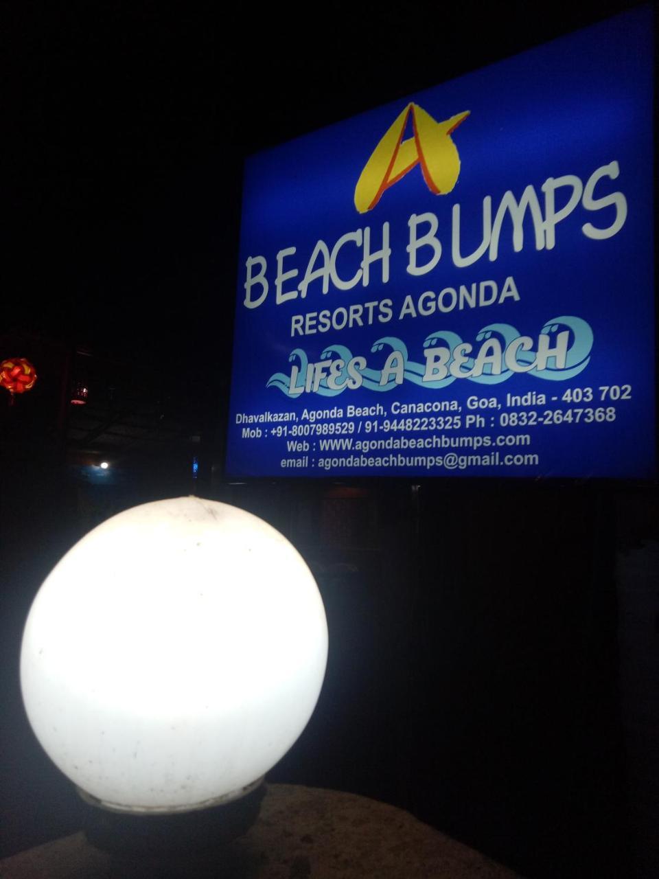 Hotel Agonda Beach Bumps Exterior foto